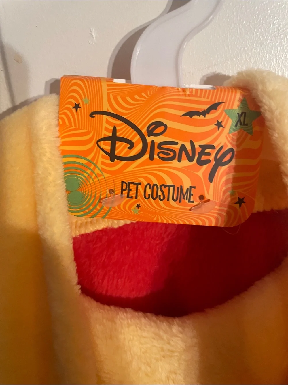 Disney Winnie the Pooh Red and Yellow Dog Hoodie